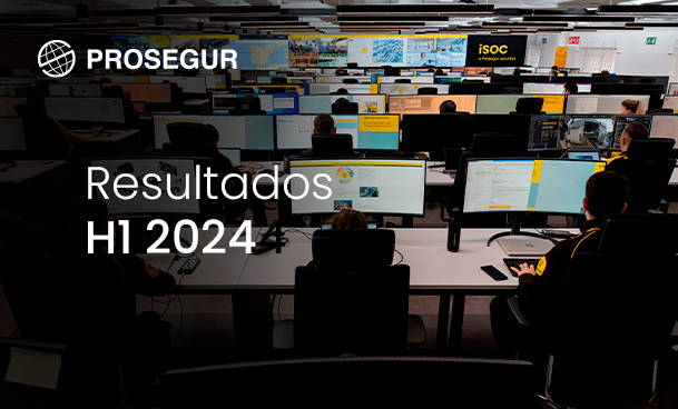 Prosegur eleva sus ventas un 6,9% hasta alcanzar 2.348 millones de euros en el primer semestre de 2024