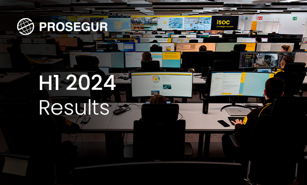 Prosegur increases its sales by 6.9% to 2,348 million the first half 2024